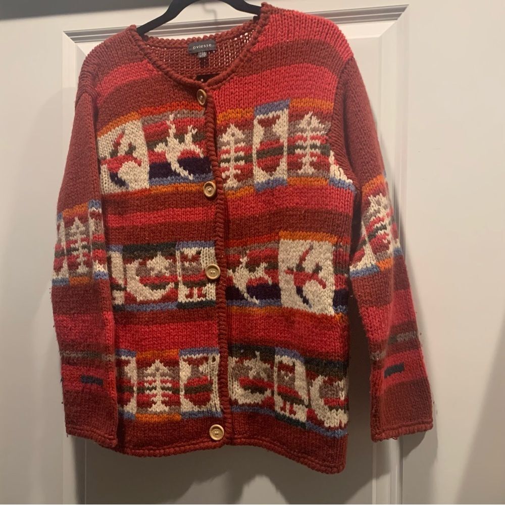 Oviesse cardigan size m chunky knit